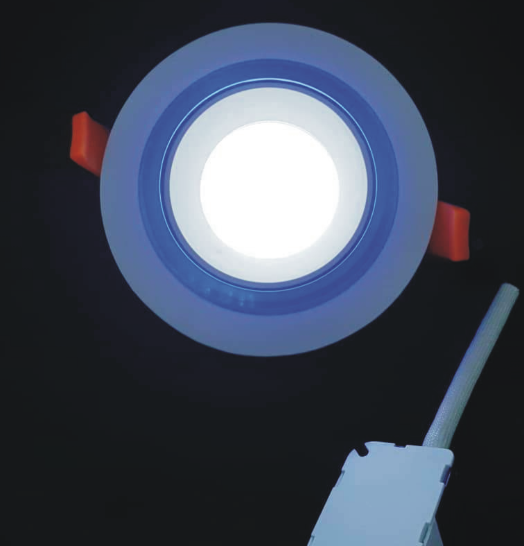 6+3 watts POPPanel LED Light AVC (Blue and White) DELWIT